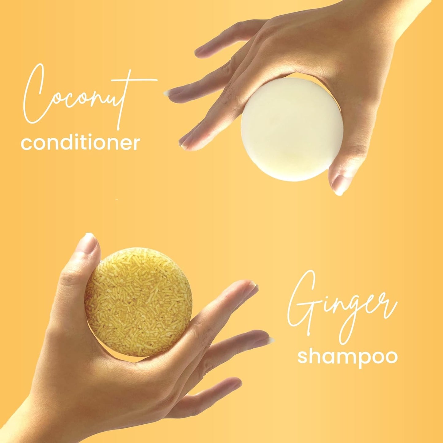 Muun Ginger & Coconut Shampoo & Conditioner Bars