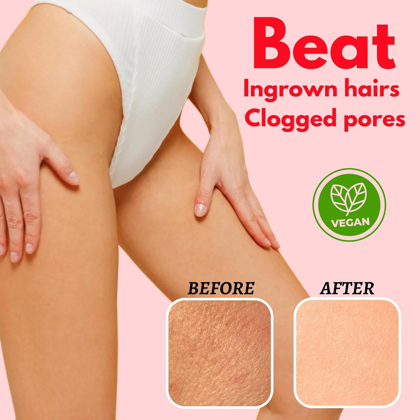 Muun Bikini Area Exfoliator - 2% Kojic Acid Vitamin C & 7% AHA/BHA