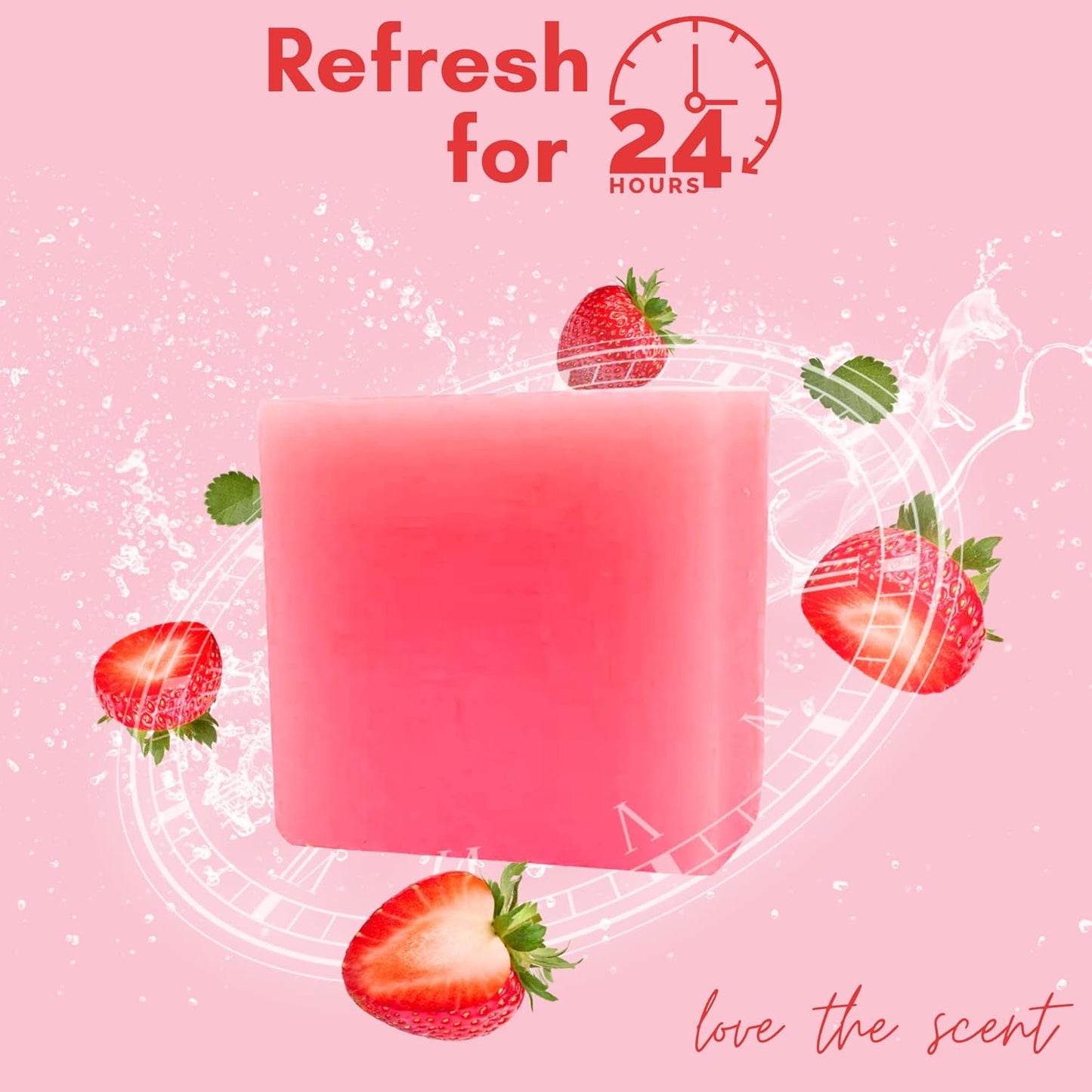 Muun Strawberry Yoni Soap Bar Pack 3 - Feminine Wash