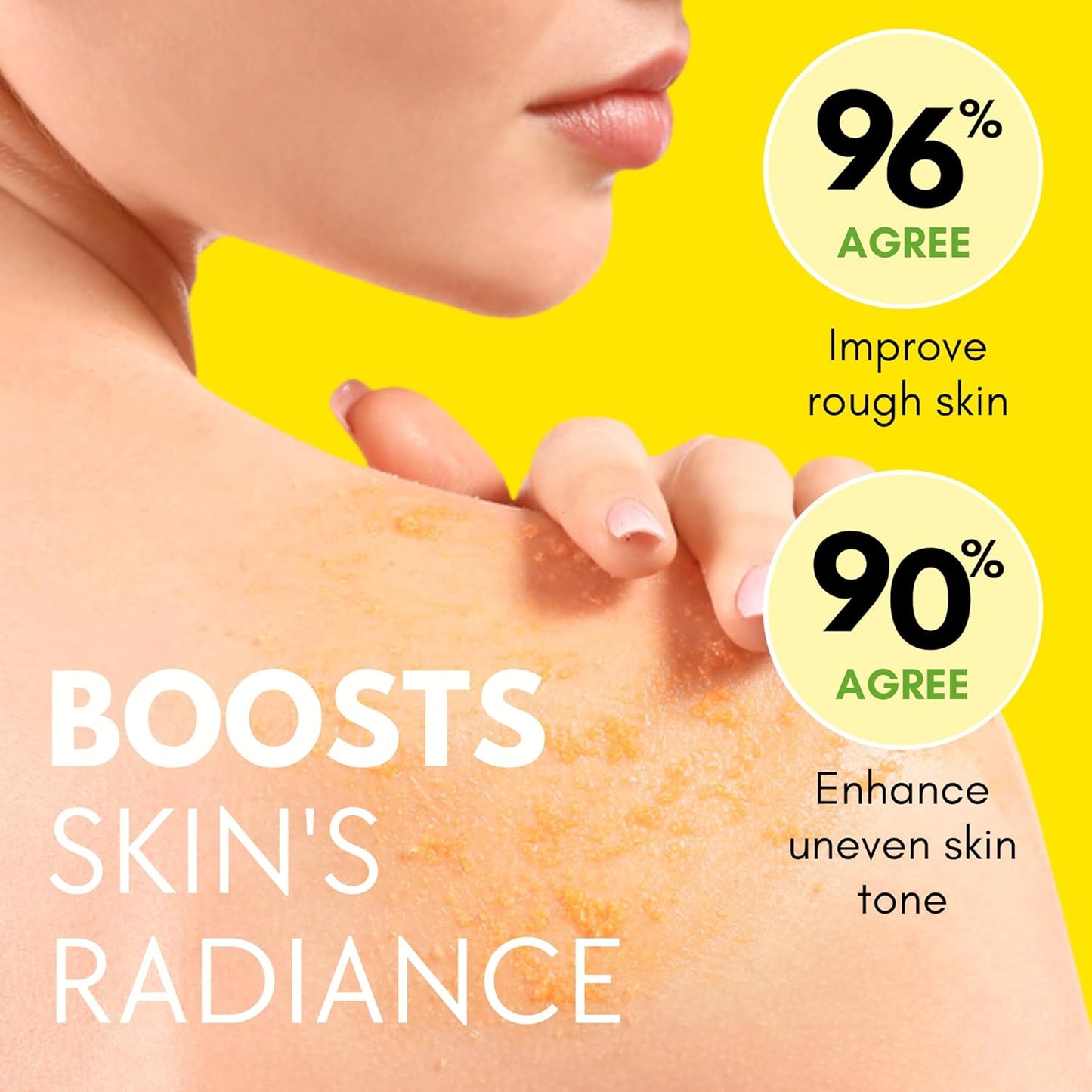 Muun Body Scrub - 2% Kojic Acid Turmeric Vitamin C & AHA/BHA
