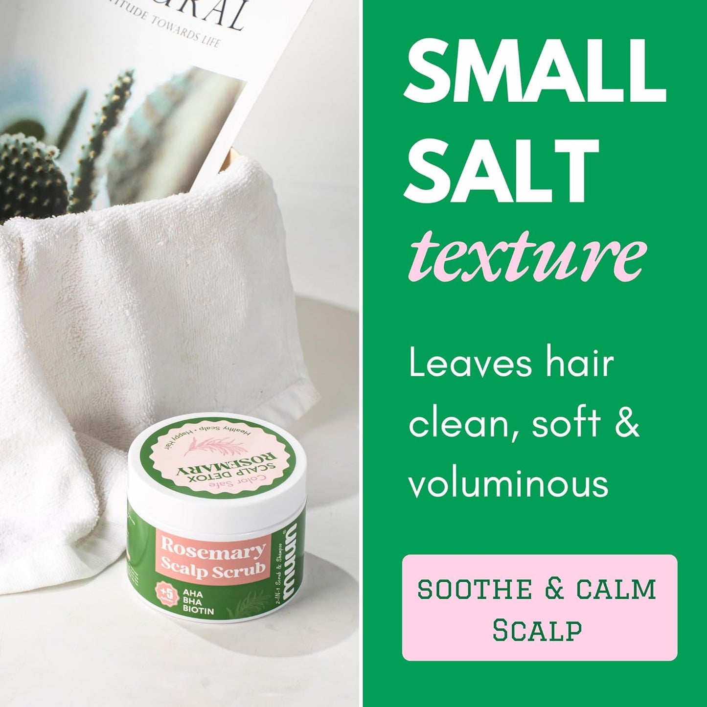 2-IN-1 Scalp Scrub & Shampoo - Rosemary