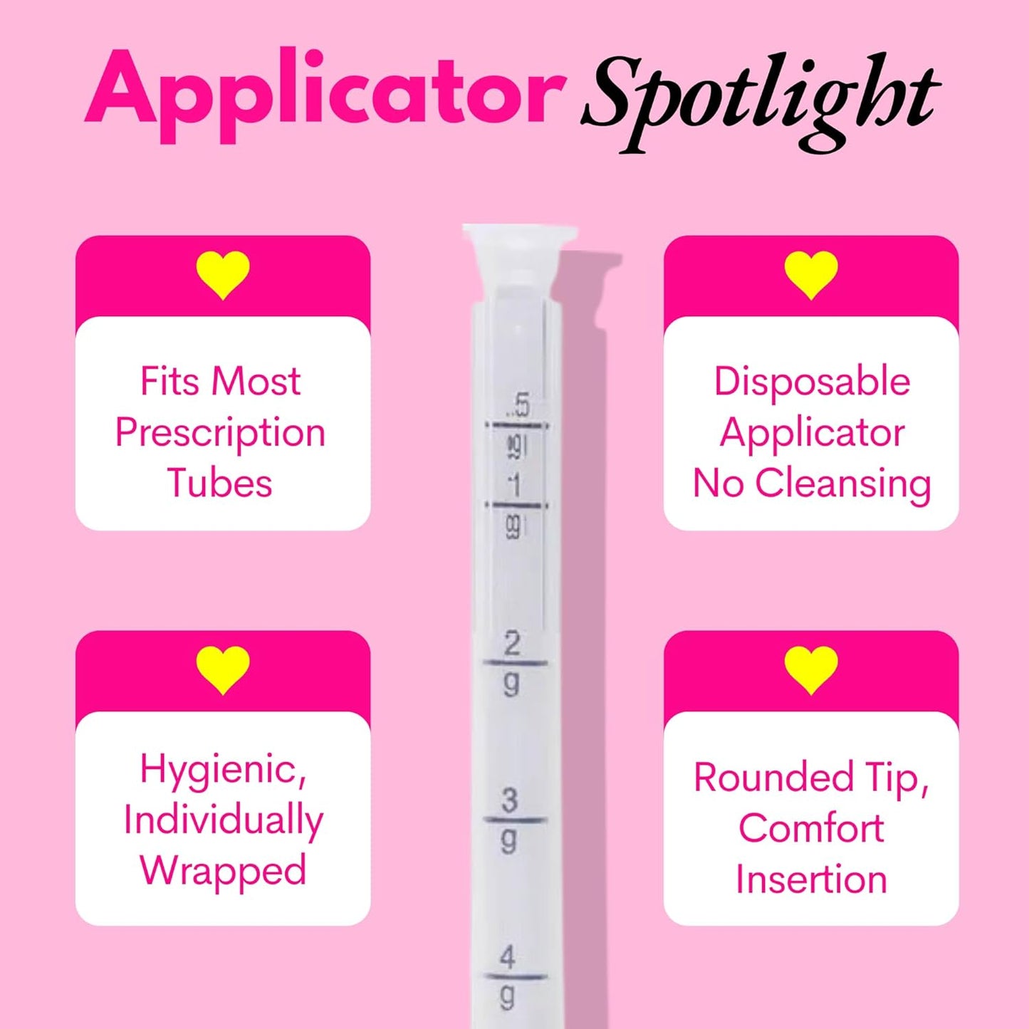 Disposable Vaginal Cream Applicators