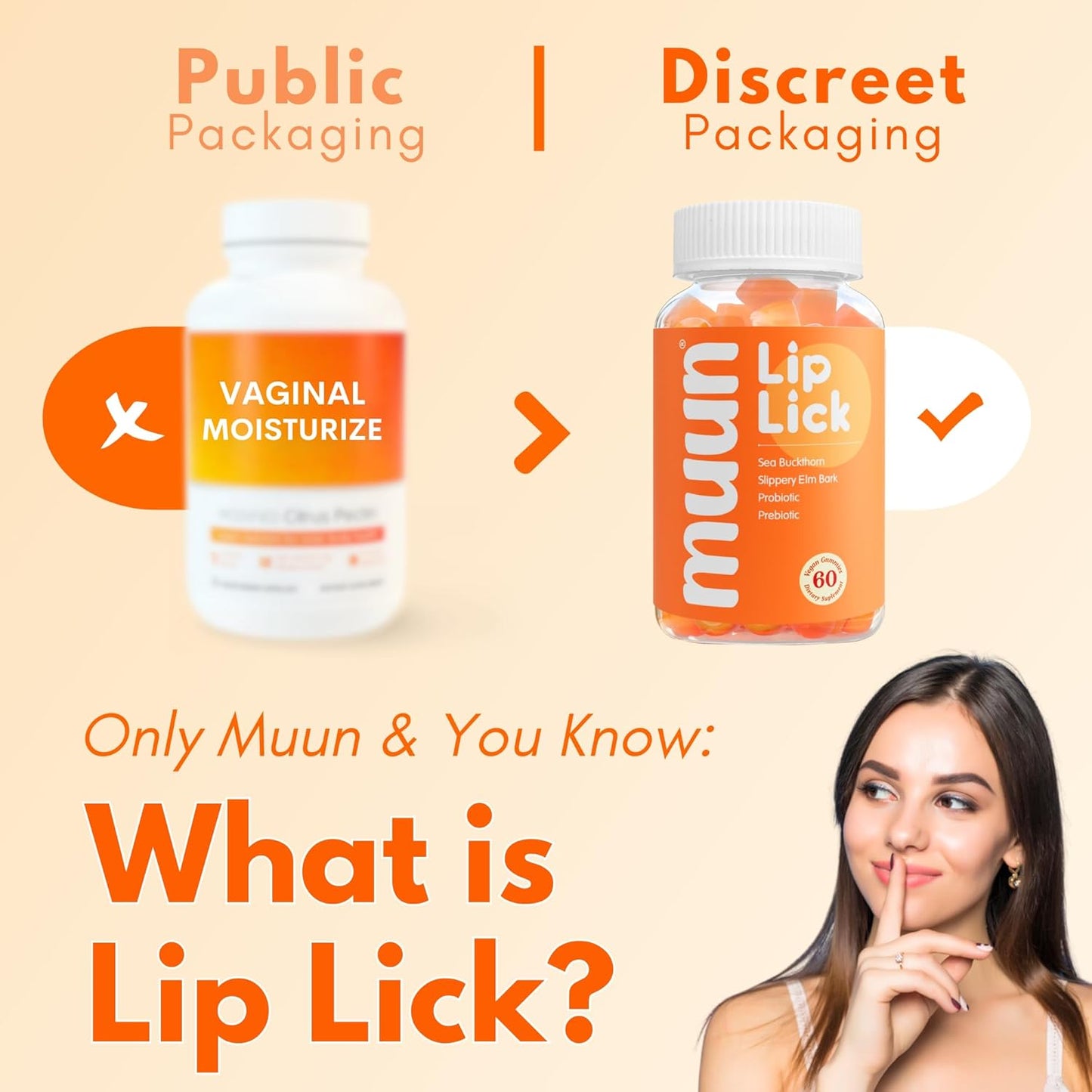 Muun Vaginal Dryness Gummy for Perimenopause, Menopause