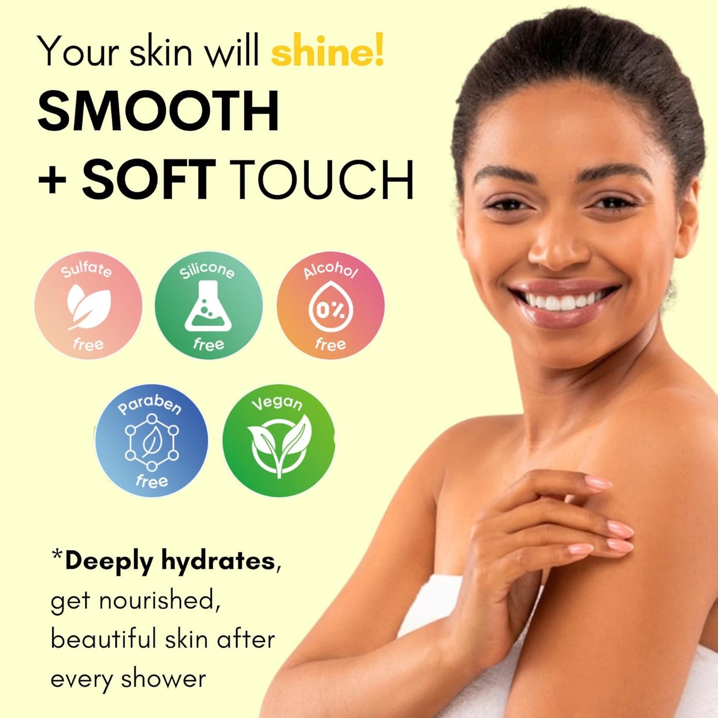 Body Wash with Kojic Acid, Turmeric & AHA BHA