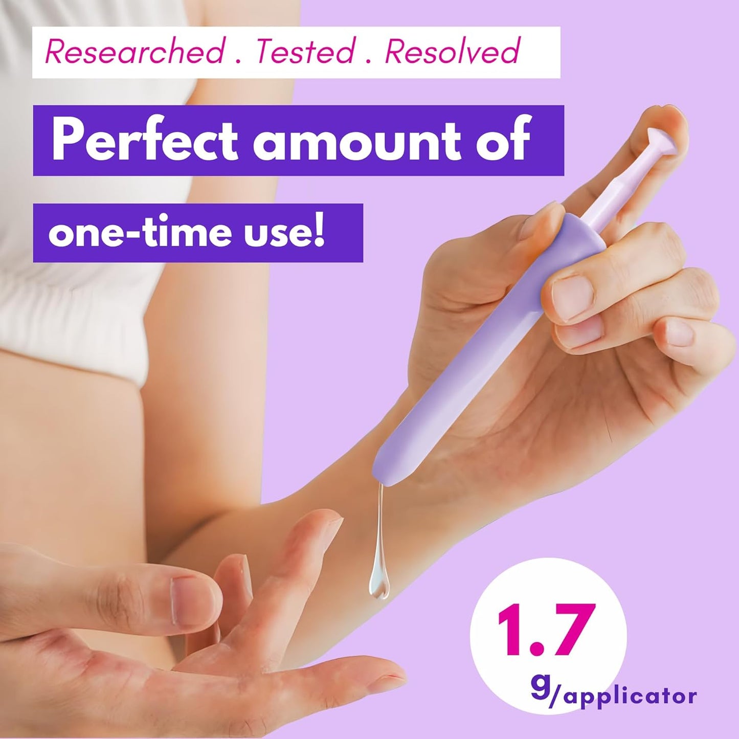 Vaginal Moisturizer - Pack 12 Immediate Intimate Hydration - Dryness Burning Itching Discomfort Relief with Hyaluronic Acid - pH Balance - Estrogen & Hormone Free