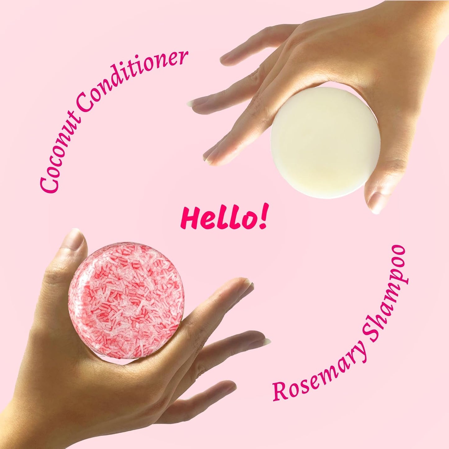 Muun Rosemary Shampoo and Conditioner Bars Set