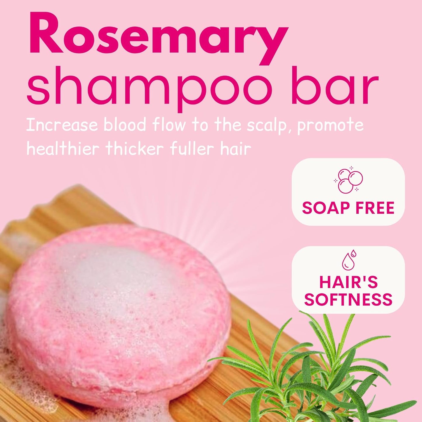 Muun Ginger Rosemary & Rice Water Shampoo Bars