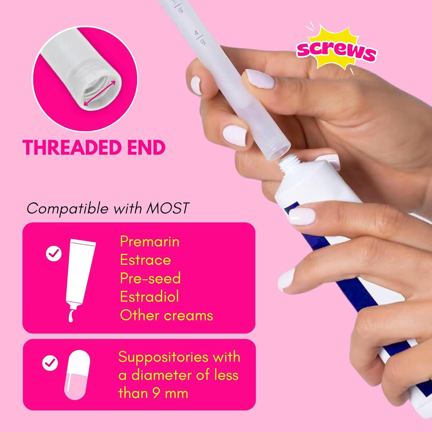 Disposable Vaginal Cream Applicators