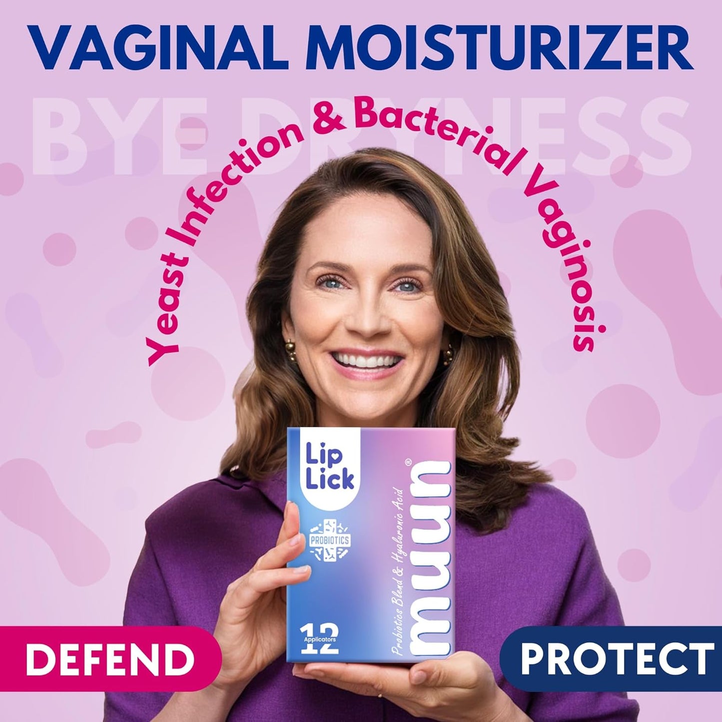 Muun Women's Vaginal Probiotics I Yeast Infection & BV Treatment Pack 12