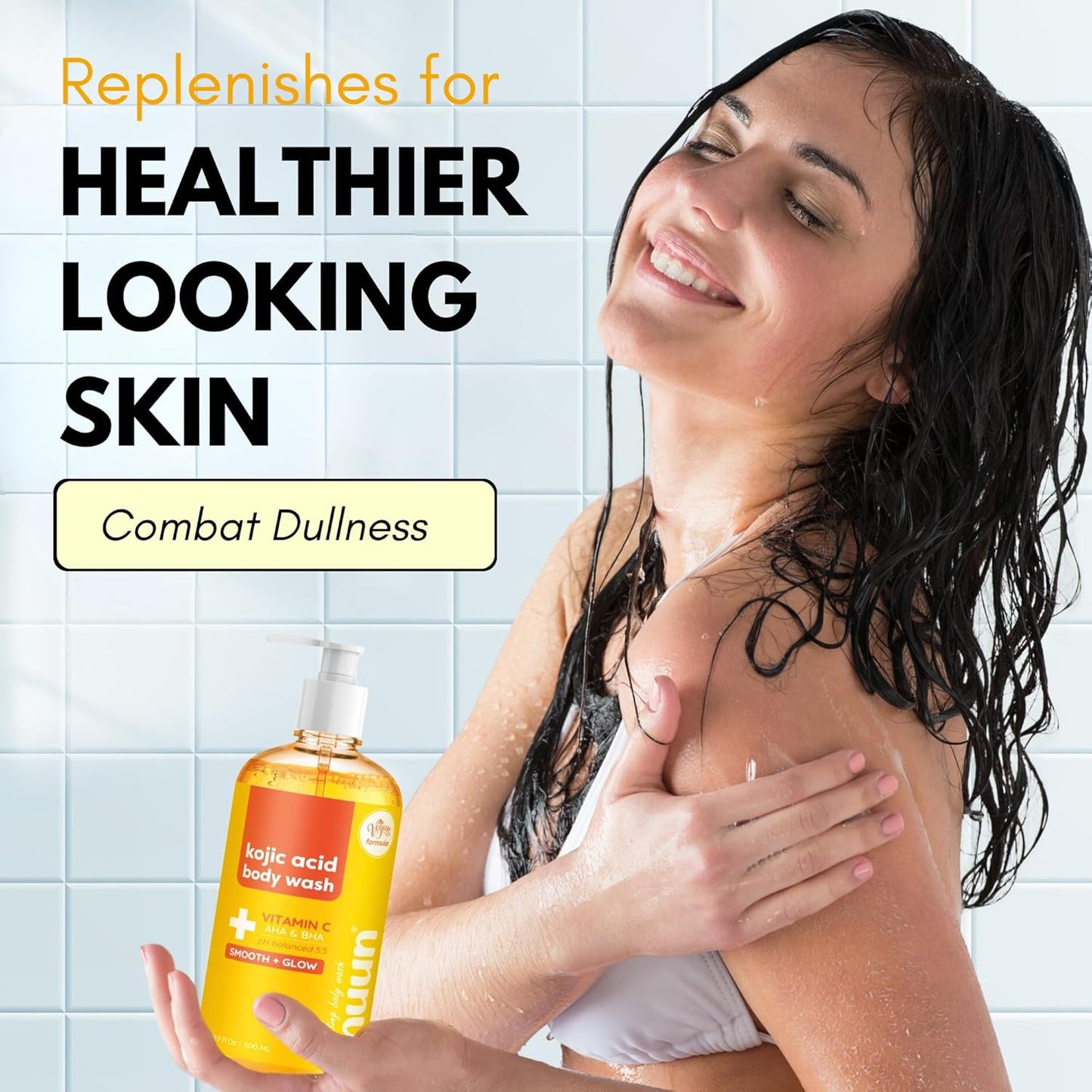 Body Wash with Kojic Acid, Turmeric & AHA BHA