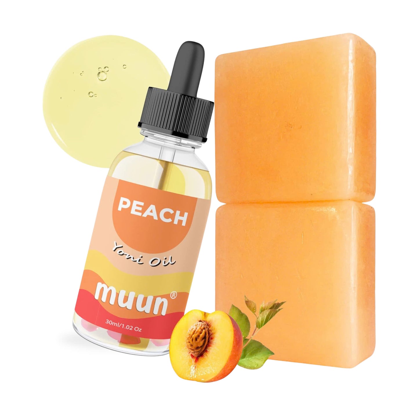Muun Combo 2 Yoni Soap Bars & Yoni Oil Set