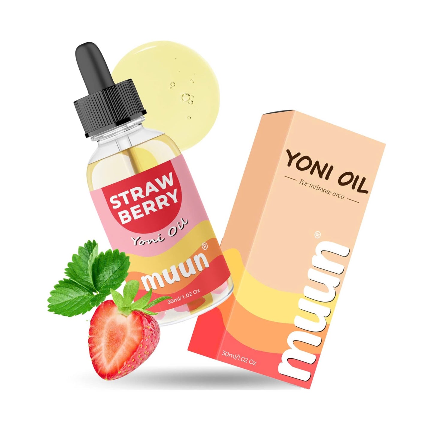 Muun Yoni Oil Strawberry- Moisturizer and Soothes