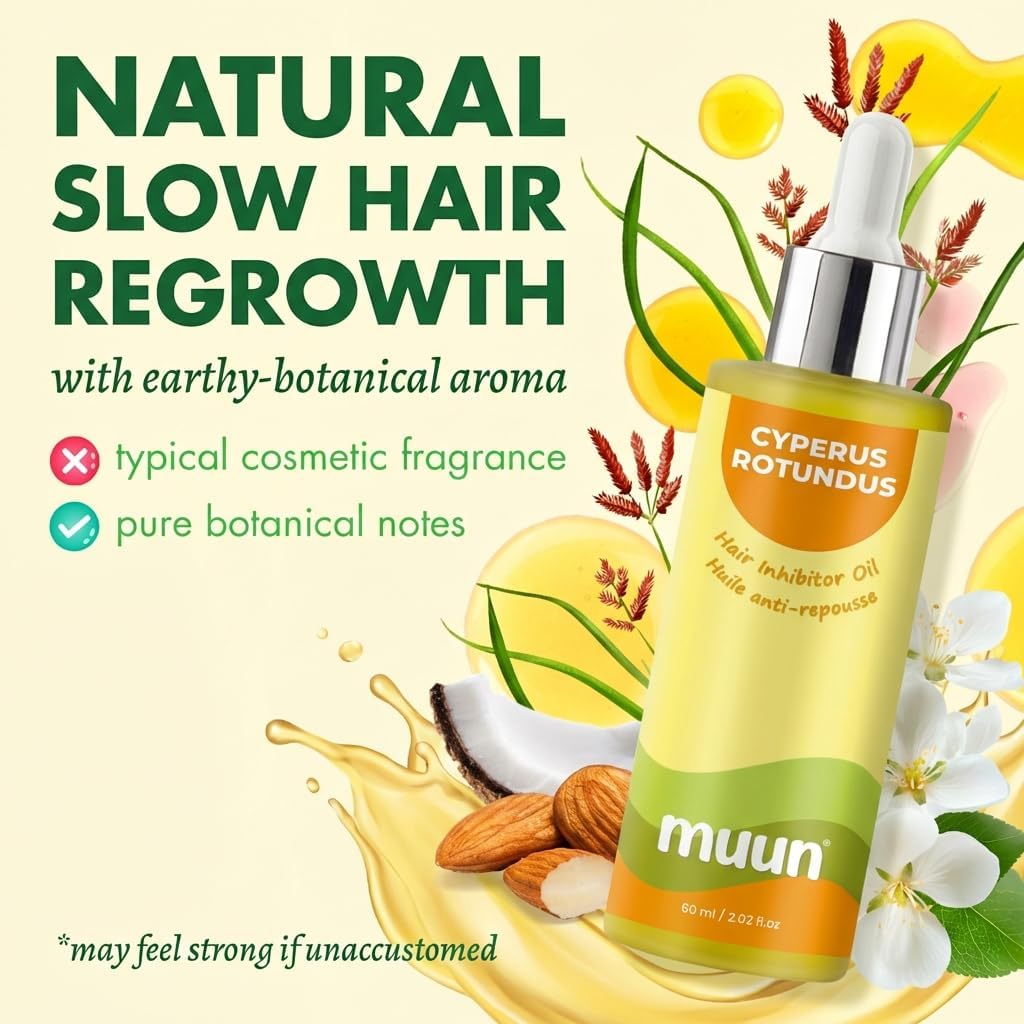 Cyperus Rotundus Oil for Reduce Unwanted Hair Growth