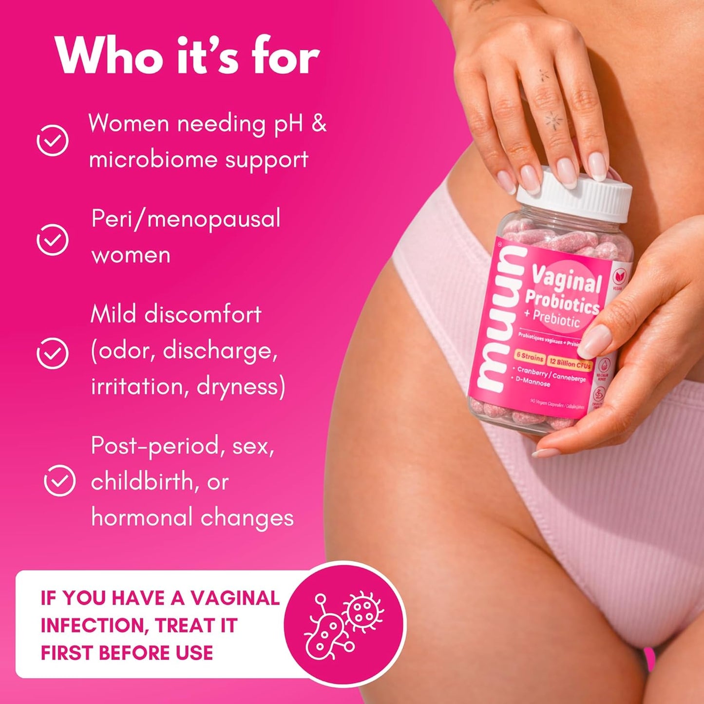 Vaginal Probiotics & Prebiotic Capsules