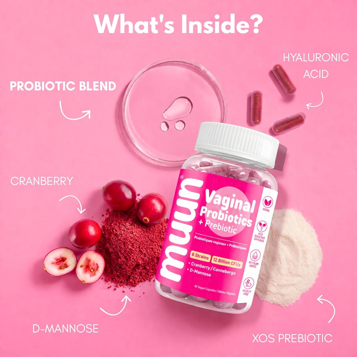 Vaginal Probiotics & Prebiotic Capsules