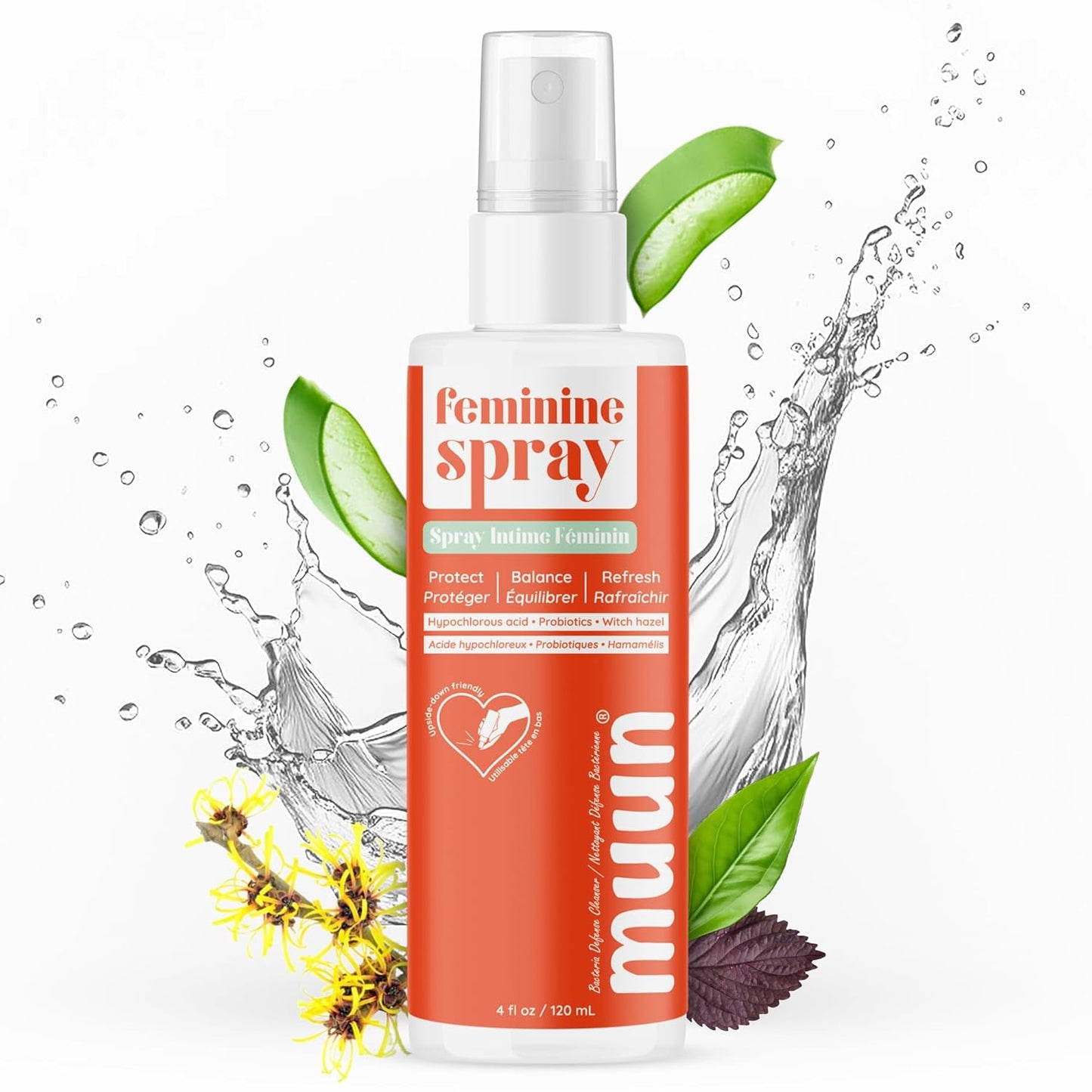 Feminine pH Intimate Spray with Hypochlorous Acid