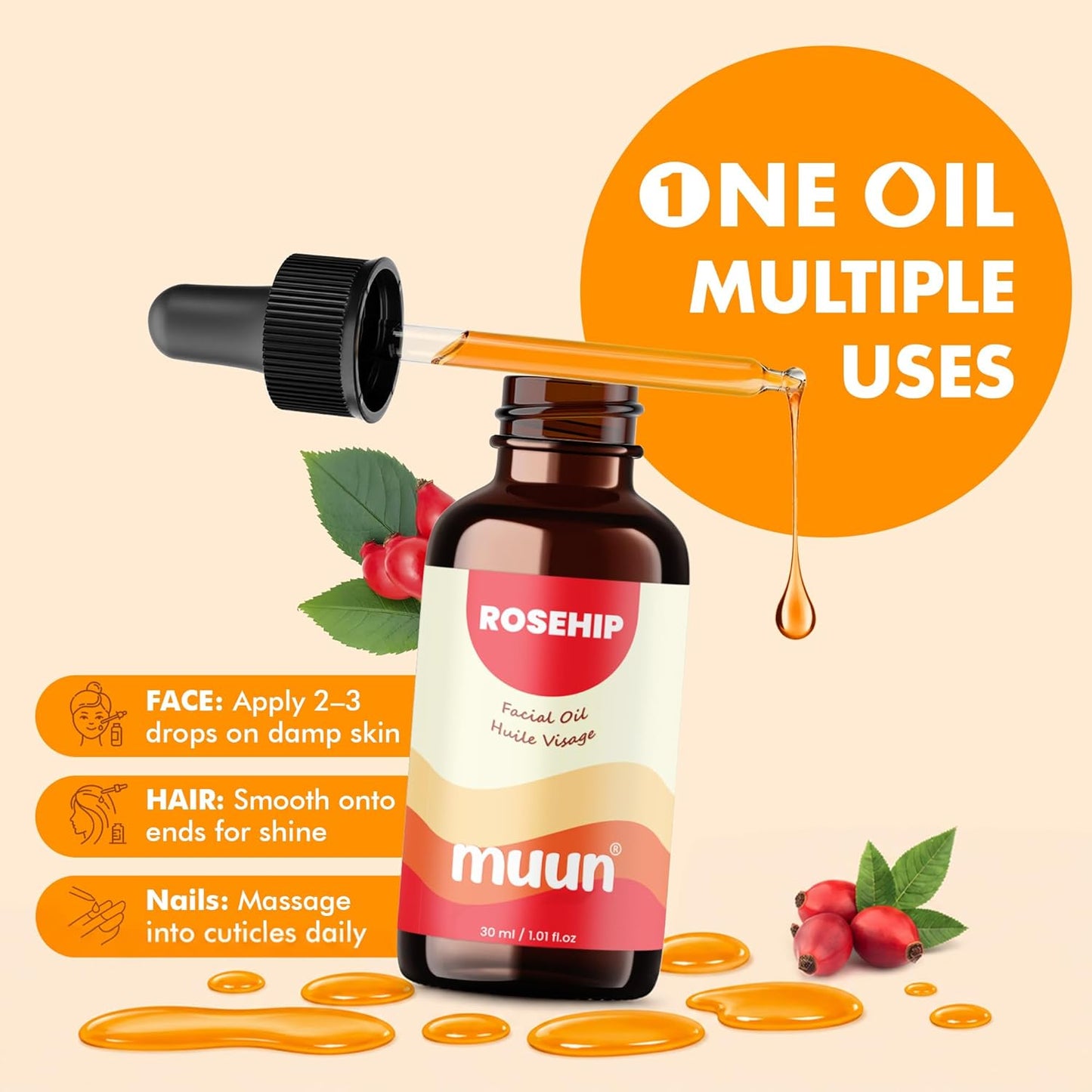 Muun Organic Rosehip Oil