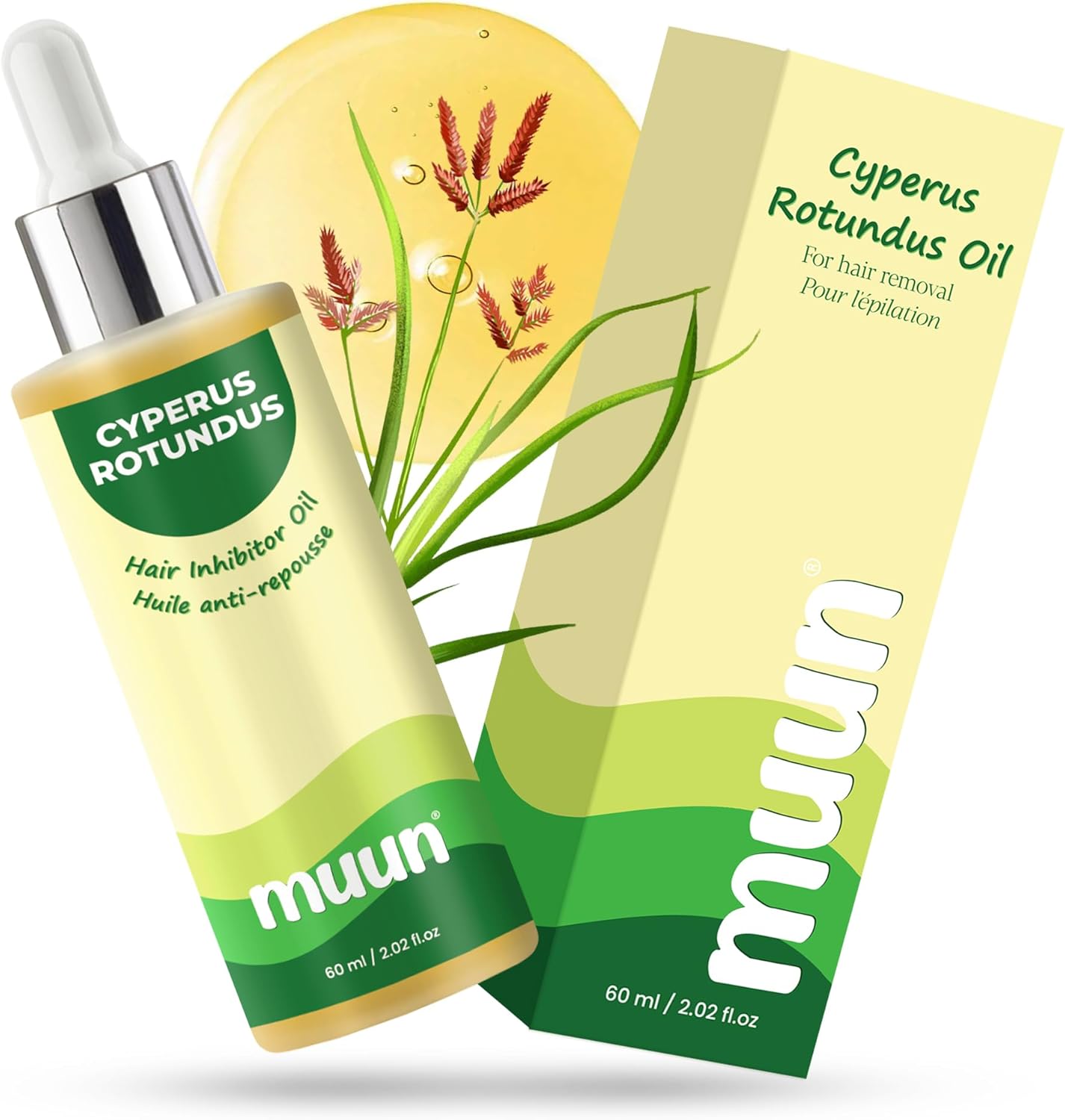 Cyperus Rotundus Oil for Reduce Unwanted Hair Growth