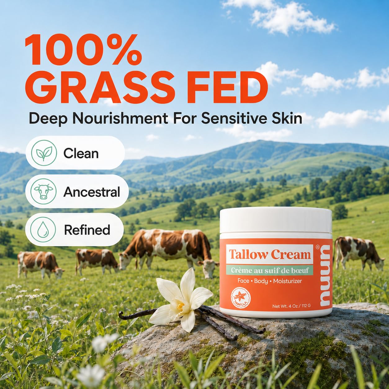 Beef Tallow Cream