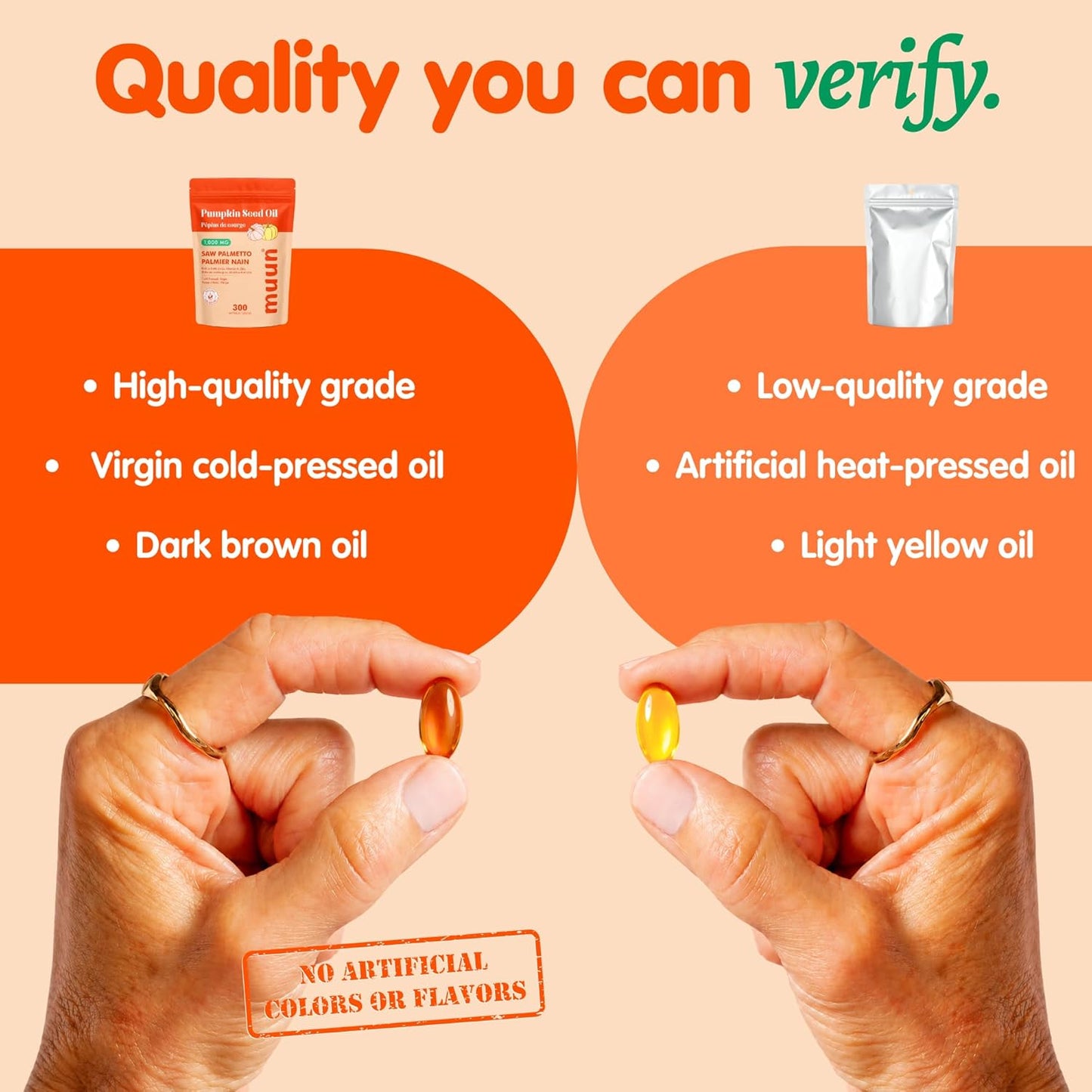 Muun Pumpkin Seed Oil & Saw Palmetto Softgels