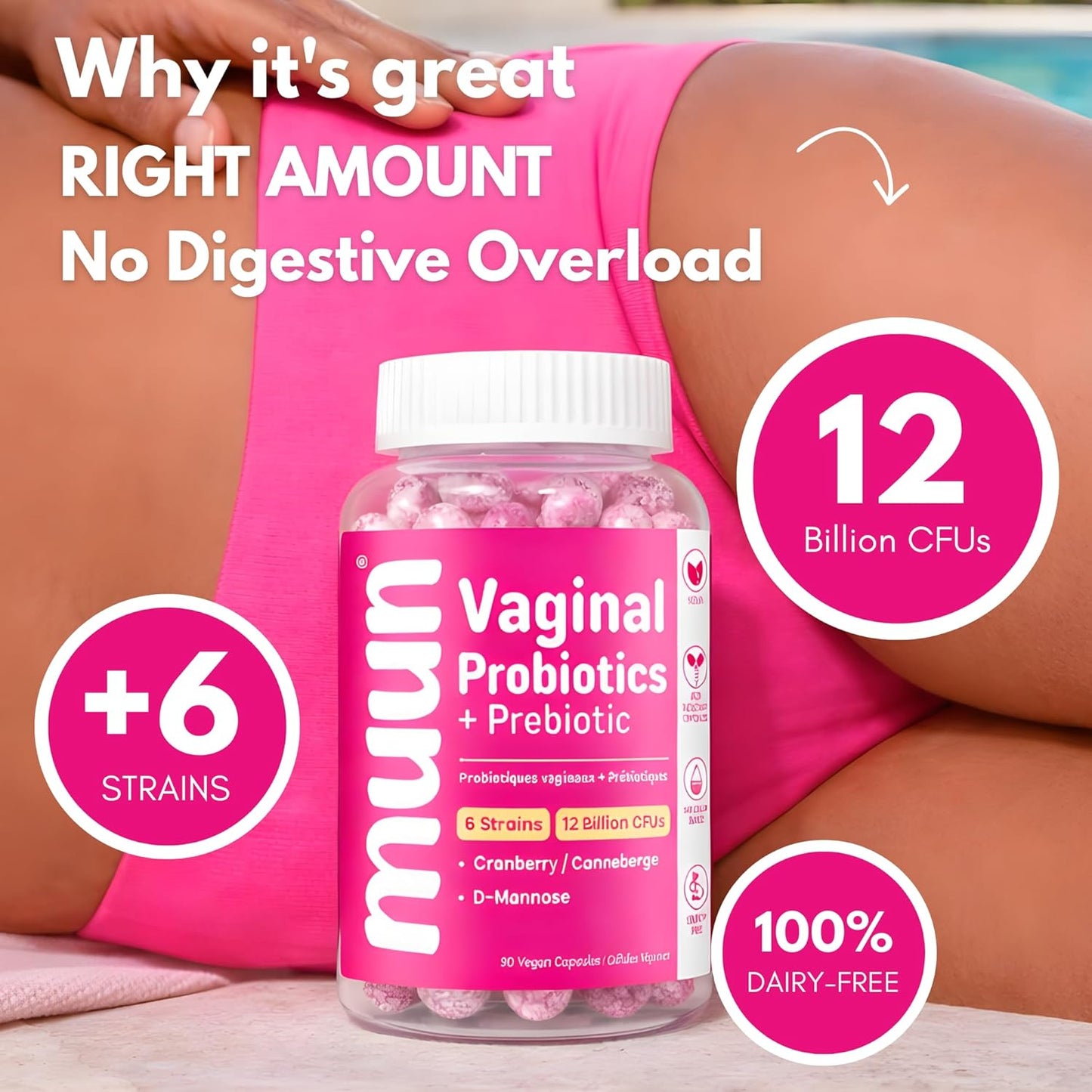 Vaginal Probiotics & Prebiotic Capsules